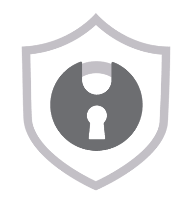 Shield with disc lock
